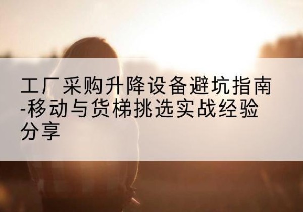 和龙移动式升降机怎么选-工厂采购升降设备避坑指南-移动与货梯挑选实战经验分享